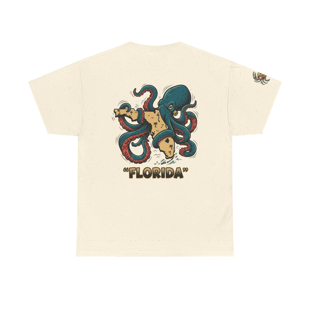 Florida Octopus Pizza Tee — "Good Day" Graphic T-Shirt