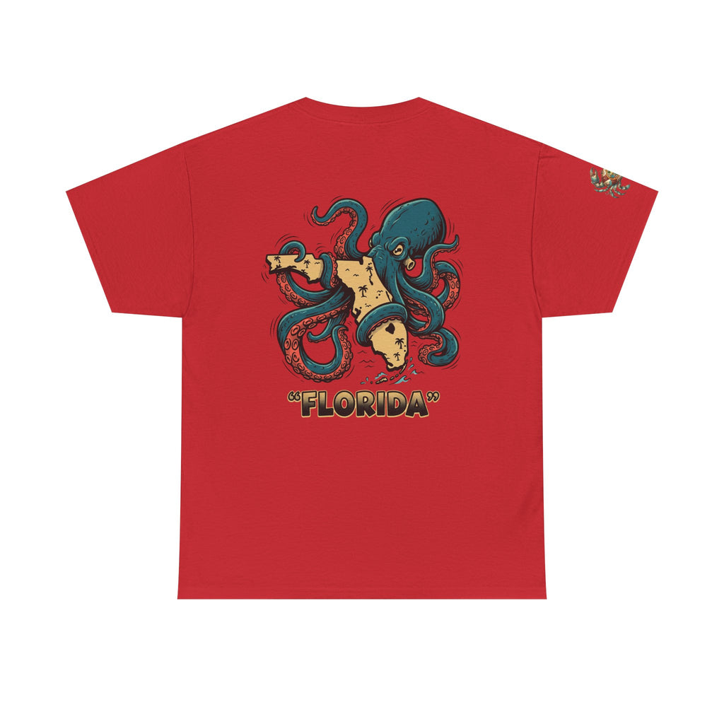 Florida Octopus Pizza Tee — "Good Day" Graphic T-Shirt