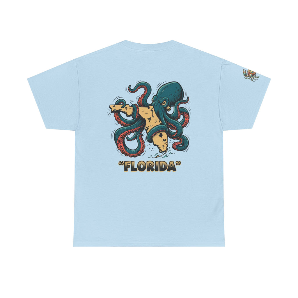 Florida Octopus Pizza Tee — "Good Day" Graphic T-Shirt