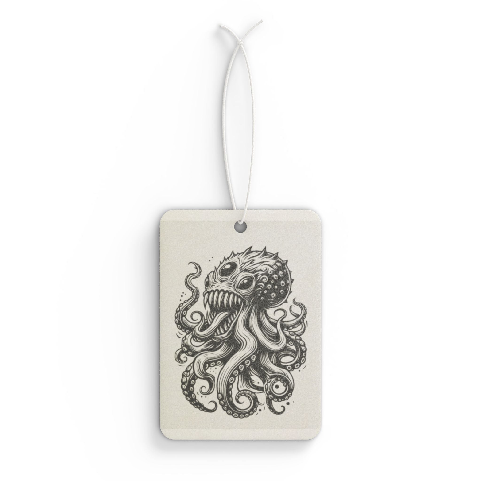 Octopus Monster Car Air Freshener — Spooky Nautical Vent Clip