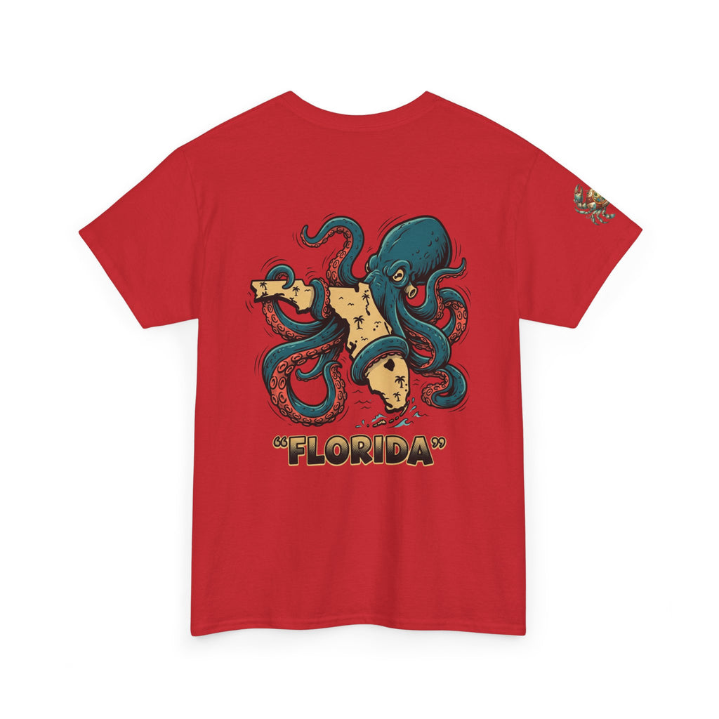 Florida Octopus Pizza Tee — "Good Day" Graphic T-Shirt