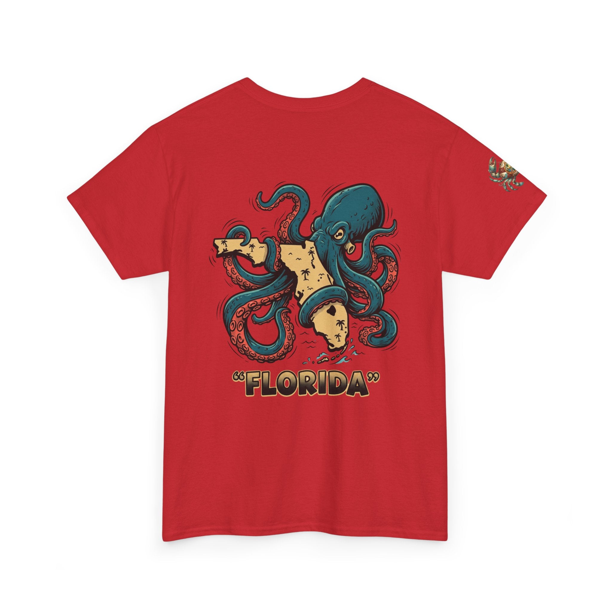 Florida Octopus Pizza Tee — "Good Day" Graphic T-Shirt