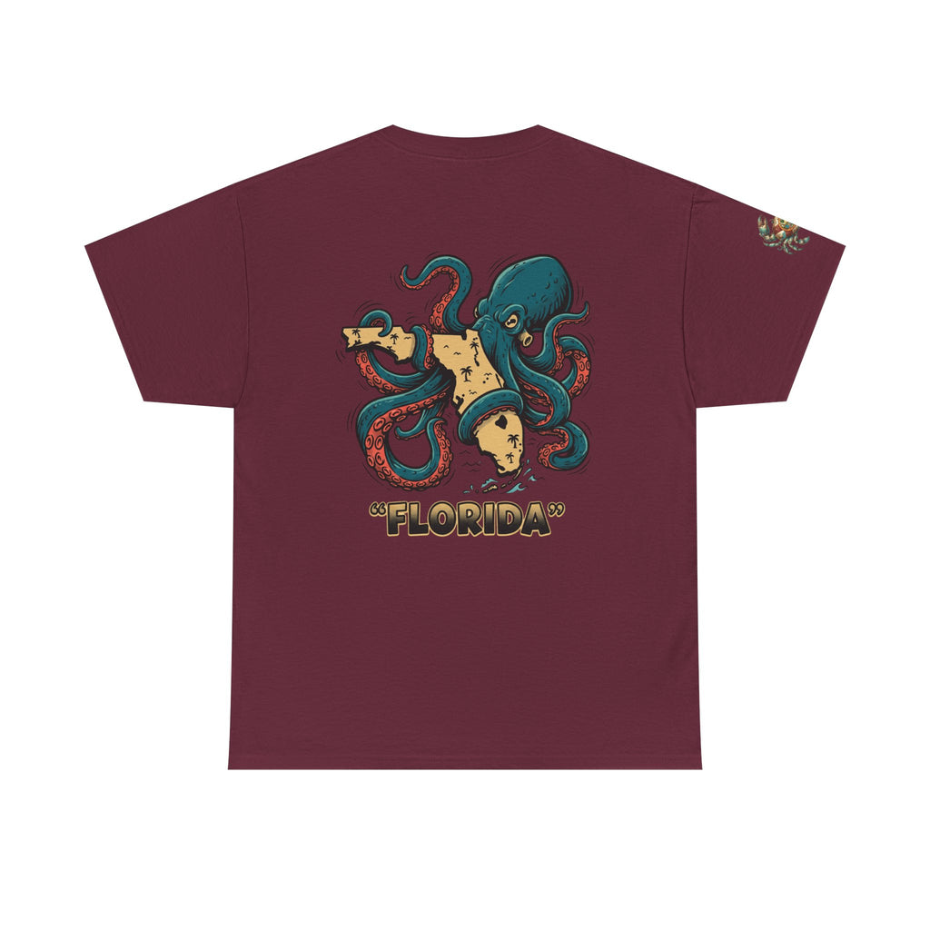 Florida Octopus Pizza Tee — "Good Day" Graphic T-Shirt