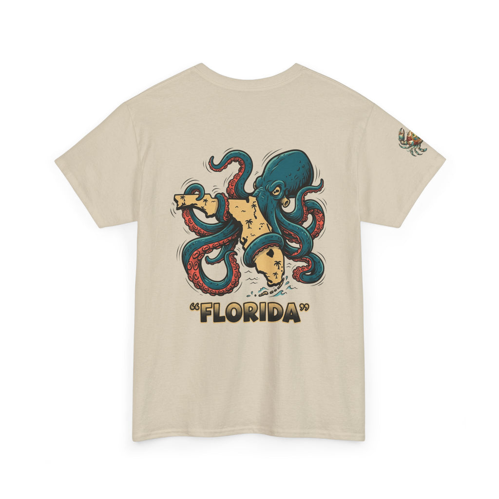 Florida Octopus Pizza Tee — "Good Day" Graphic T-Shirt