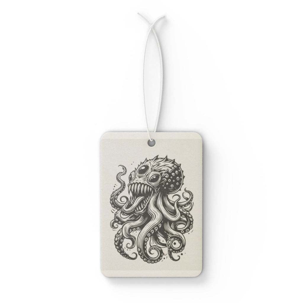Octopus Monster Car Air Freshener — Spooky Nautical Vent Clip