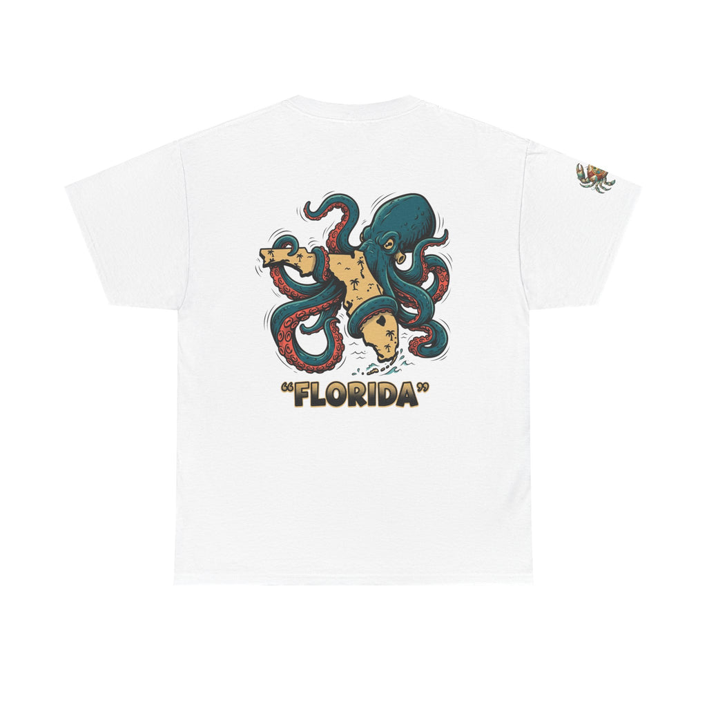 Florida Octopus Pizza Tee — "Good Day" Graphic T-Shirt