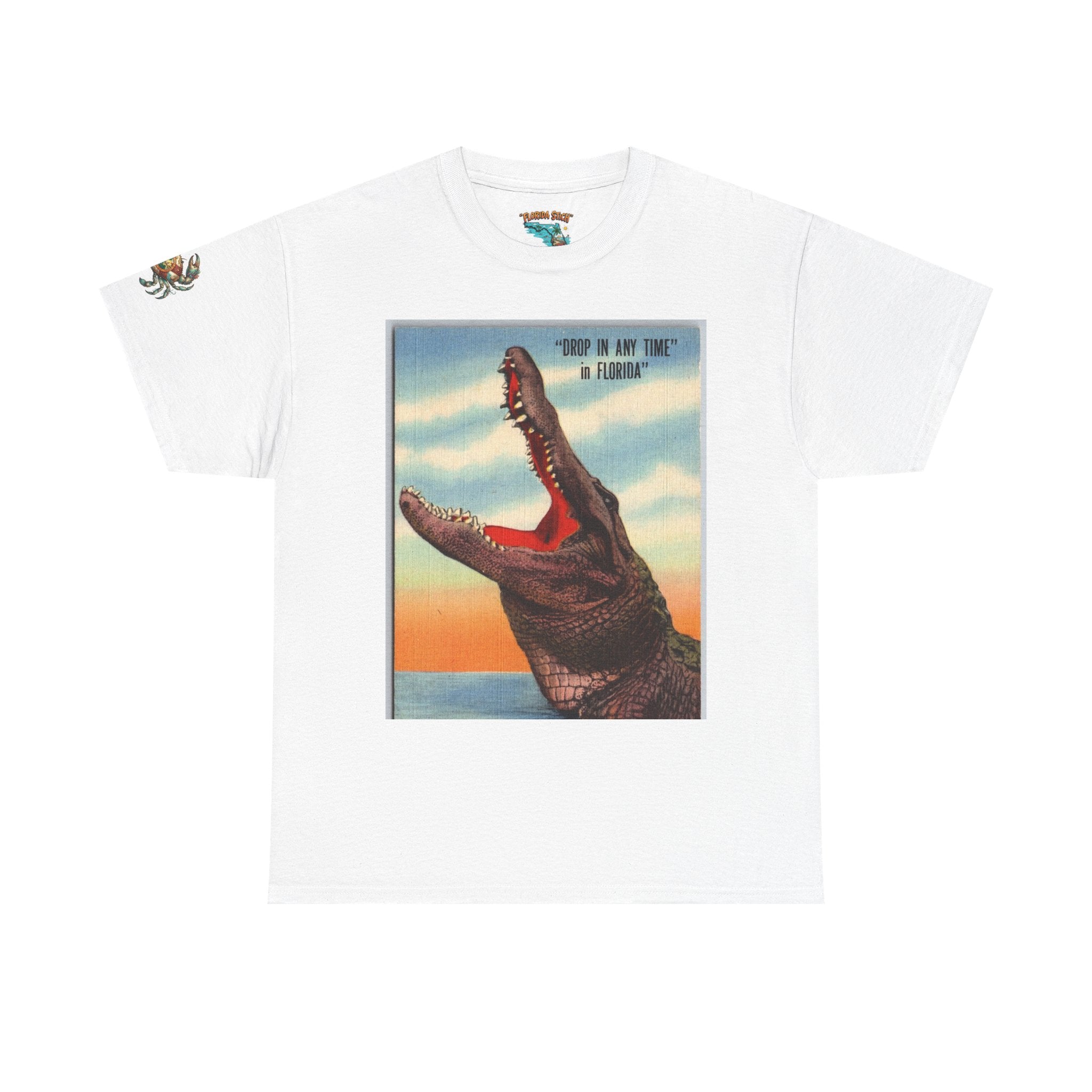 Alligator Sunset Tee — "Gonna Be Like This Forever" Graphic T-Shirt