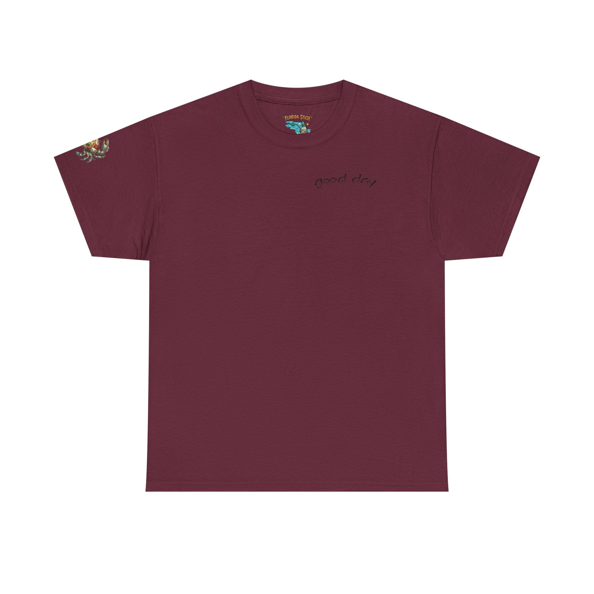 Florida Octopus Pizza Tee — "Good Day" Graphic T-Shirt