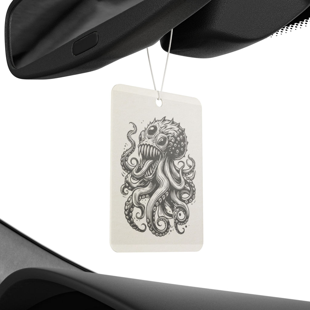 Octopus Monster Car Air Freshener — Spooky Nautical Vent Clip