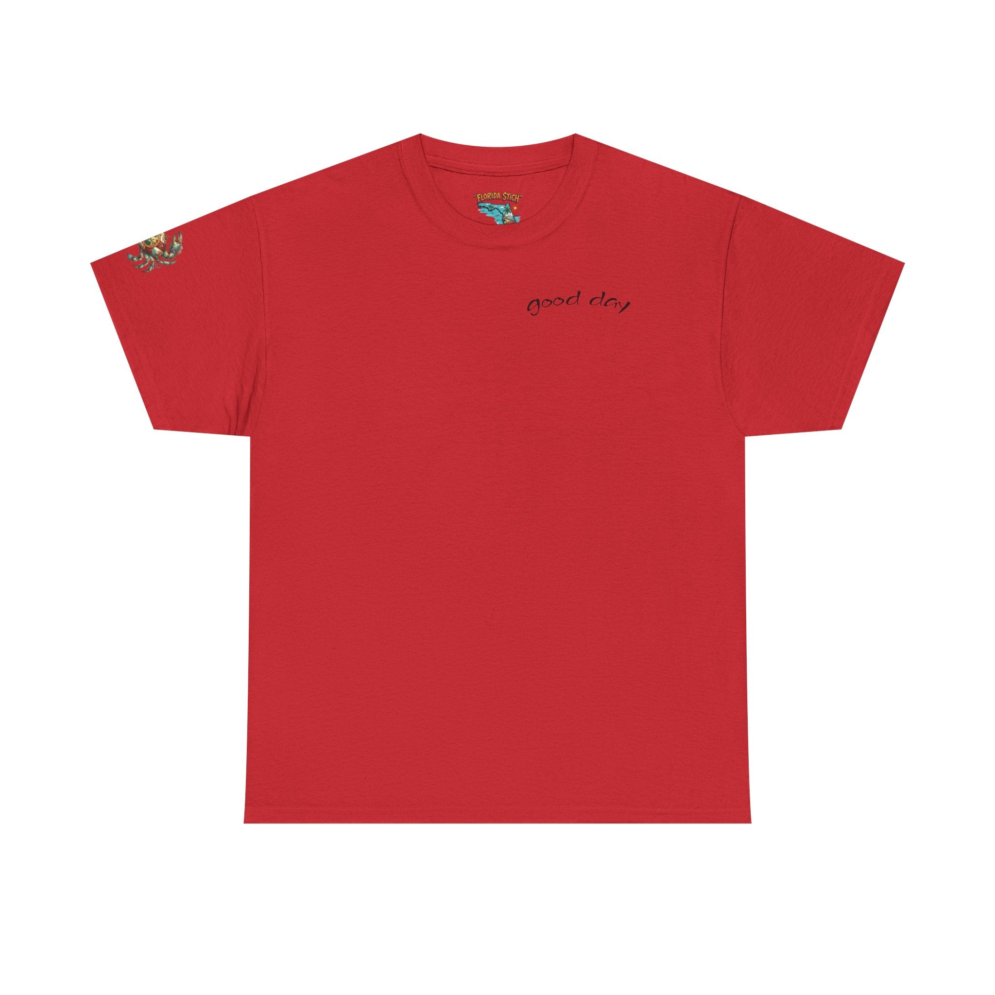 Florida Octopus Pizza Tee — "Good Day" Graphic T-Shirt